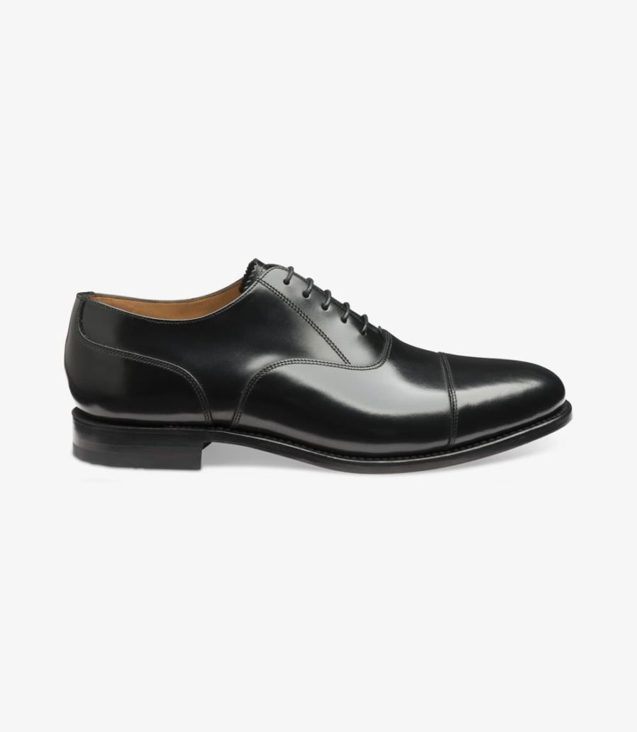 Loake 200 Kappe-cap Oxford Schuhe Herren Schwarz | AT1795527