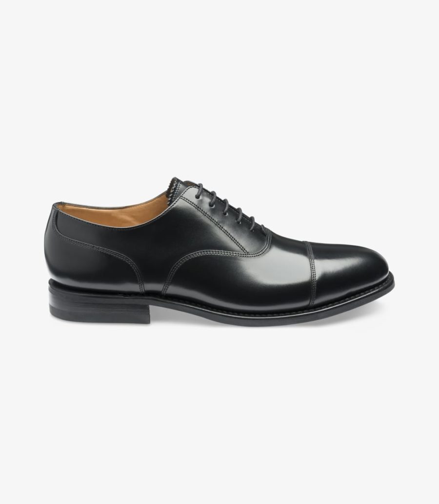 Loake 300 Kappe-cap Oxford Schuhe Herren Schwarz | AT9873790