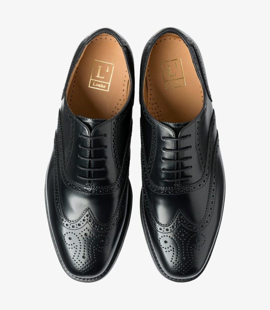 Loake 302 Brogues Herren Schwarz | AT1305699