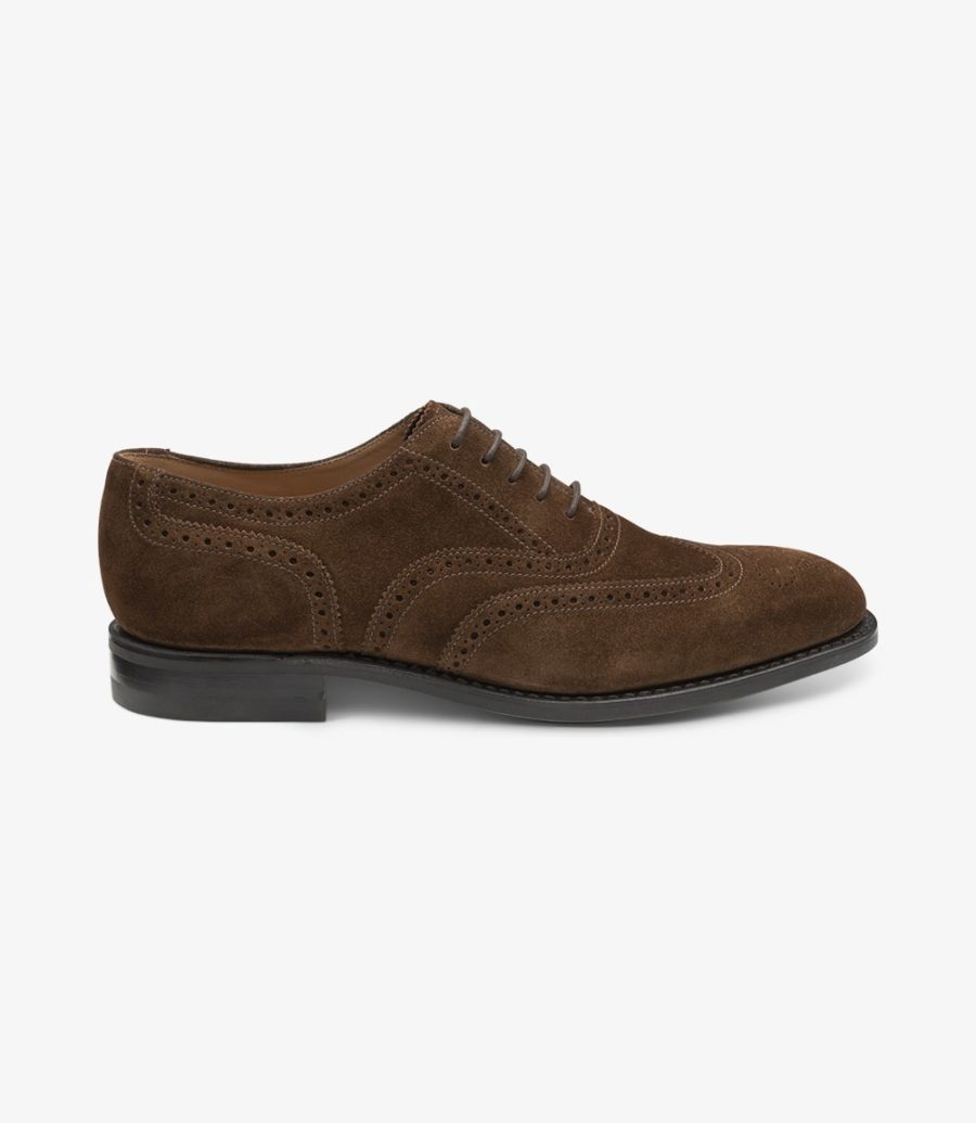 Loake 302 Brown Wildleder Brogue Brogues Herren Braun | AT4675040