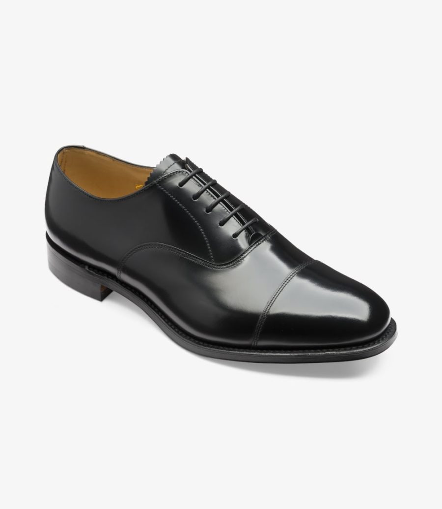 Loake 747 Kappe-cap Oxford Schuhe Herren Schwarz | AT1347891