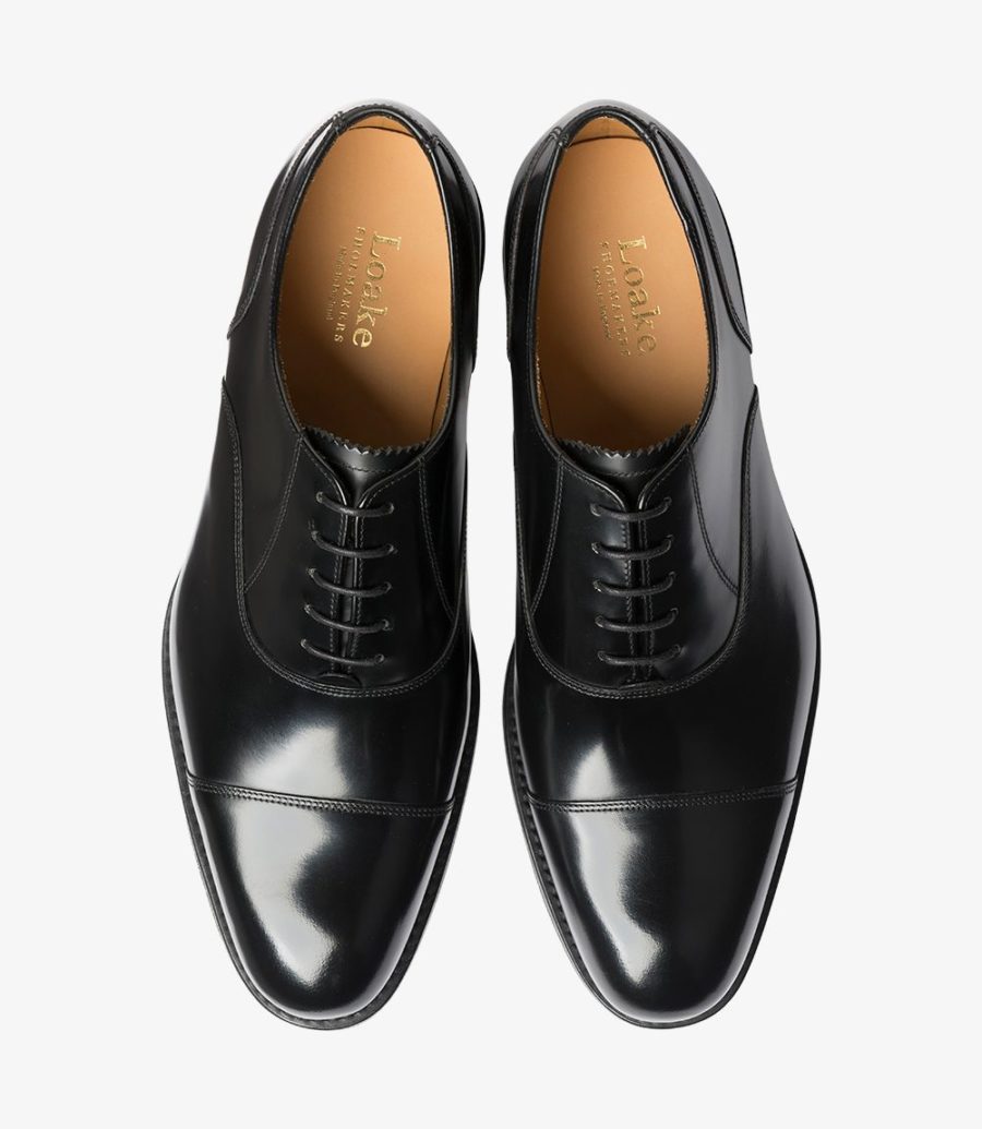 Loake 806 Kappe-cap Oxford Schuhe Herren Schwarz | AT8614777