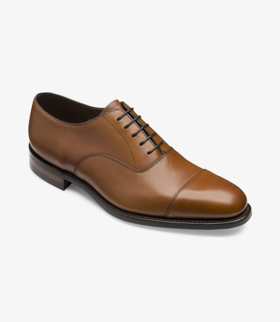 Loake Aldwych Kappe-cap Oxford Schuhe Herren Braun | AT4023512