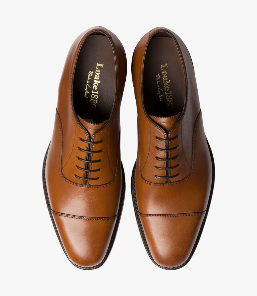 Loake Aldwych Kappe-cap Oxford Schuhe Herren Braun | AT4023512