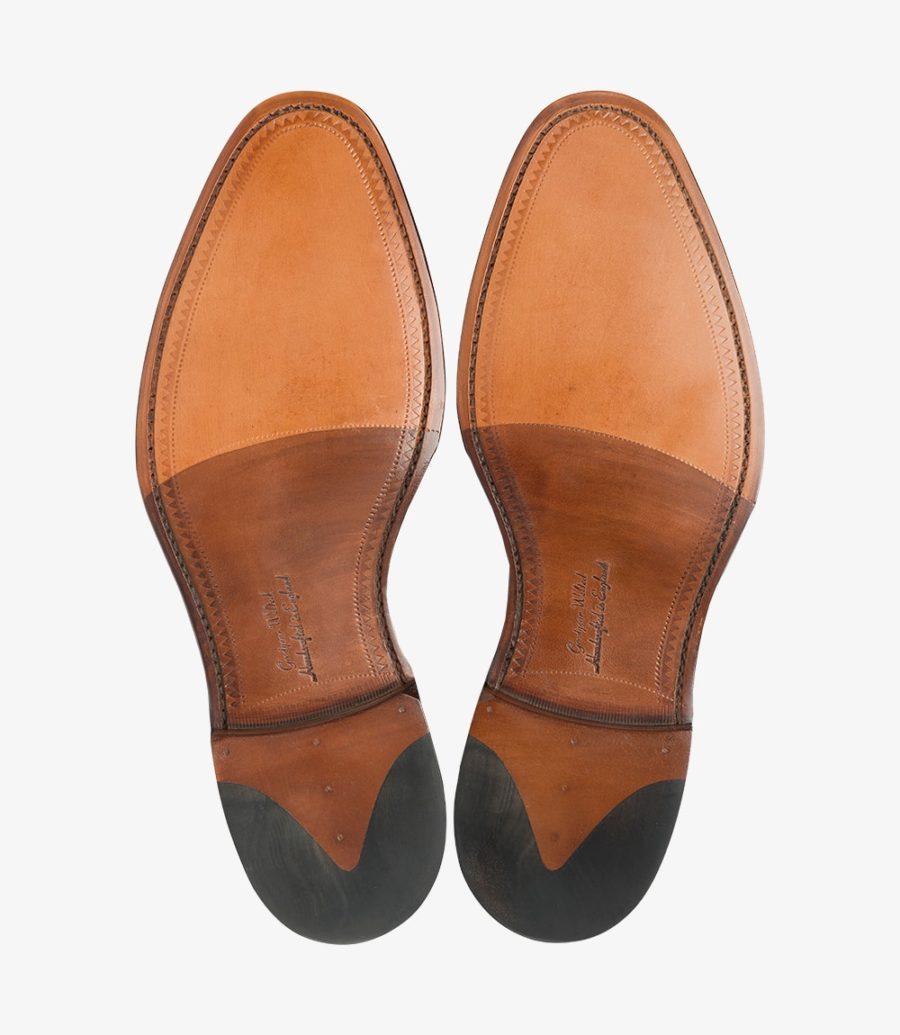 Loake Aldwych Kappe-cap Oxford Schuhe Herren Mahogany | AT7445594