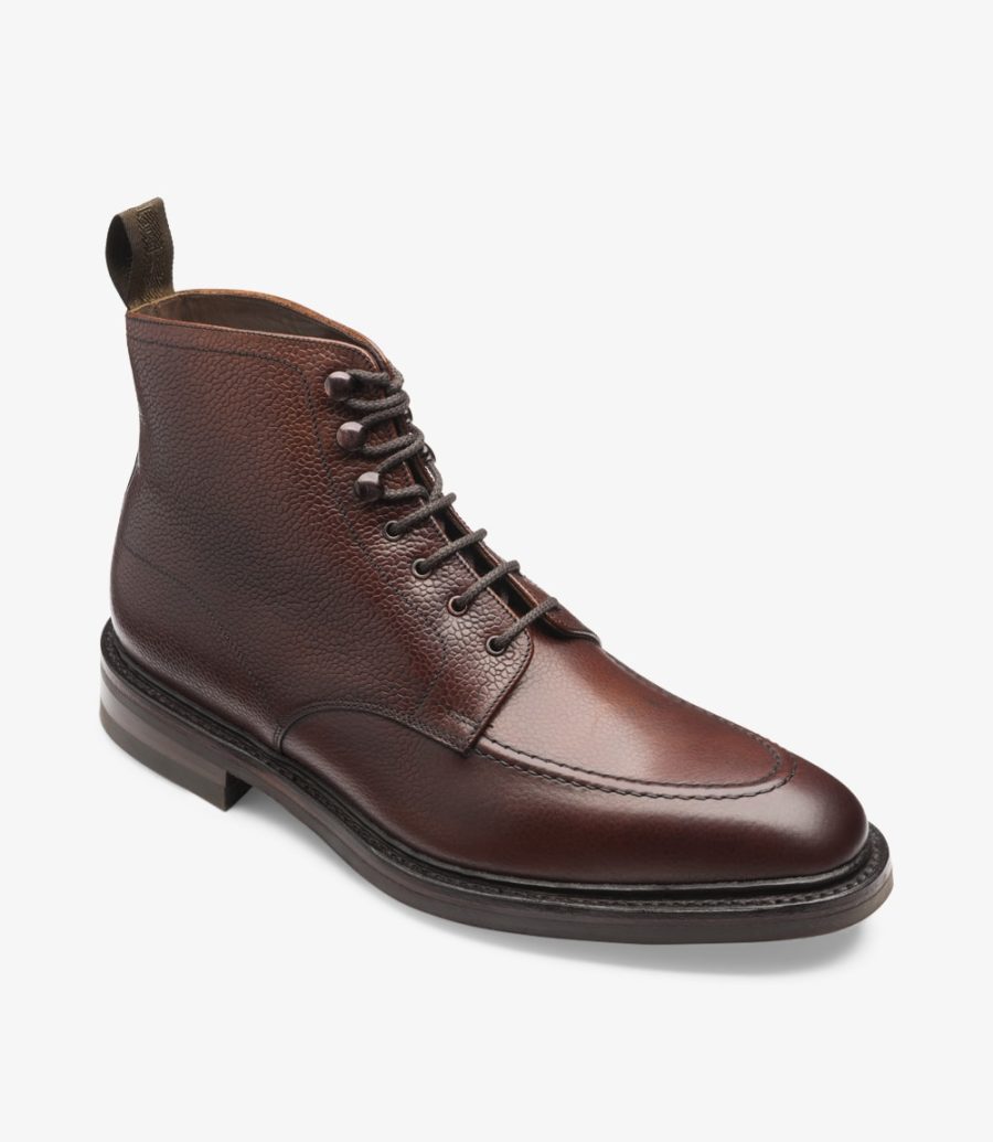 Loake Anglesey Derby Stiefel Herren Bordeaux | AT9286884