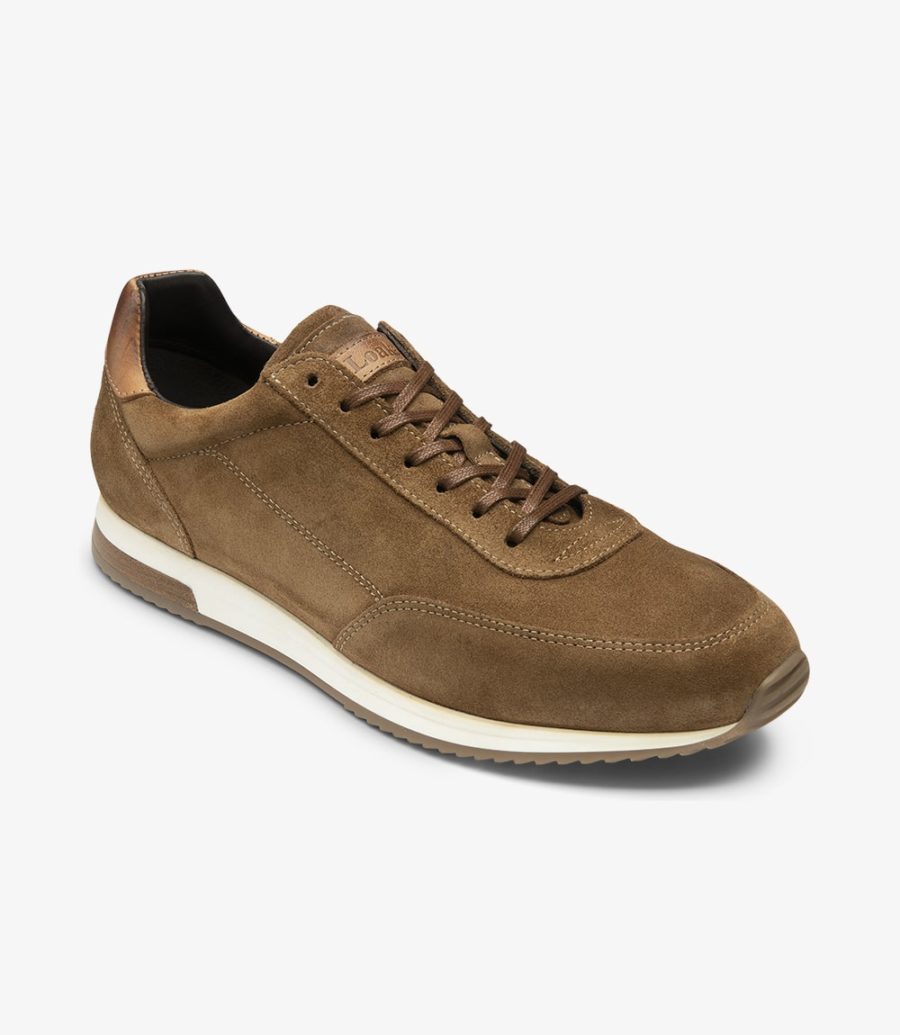 Loake Bannister Tan Wildleder Sneaker Sneakers Herren Tan Suede | AT7619114