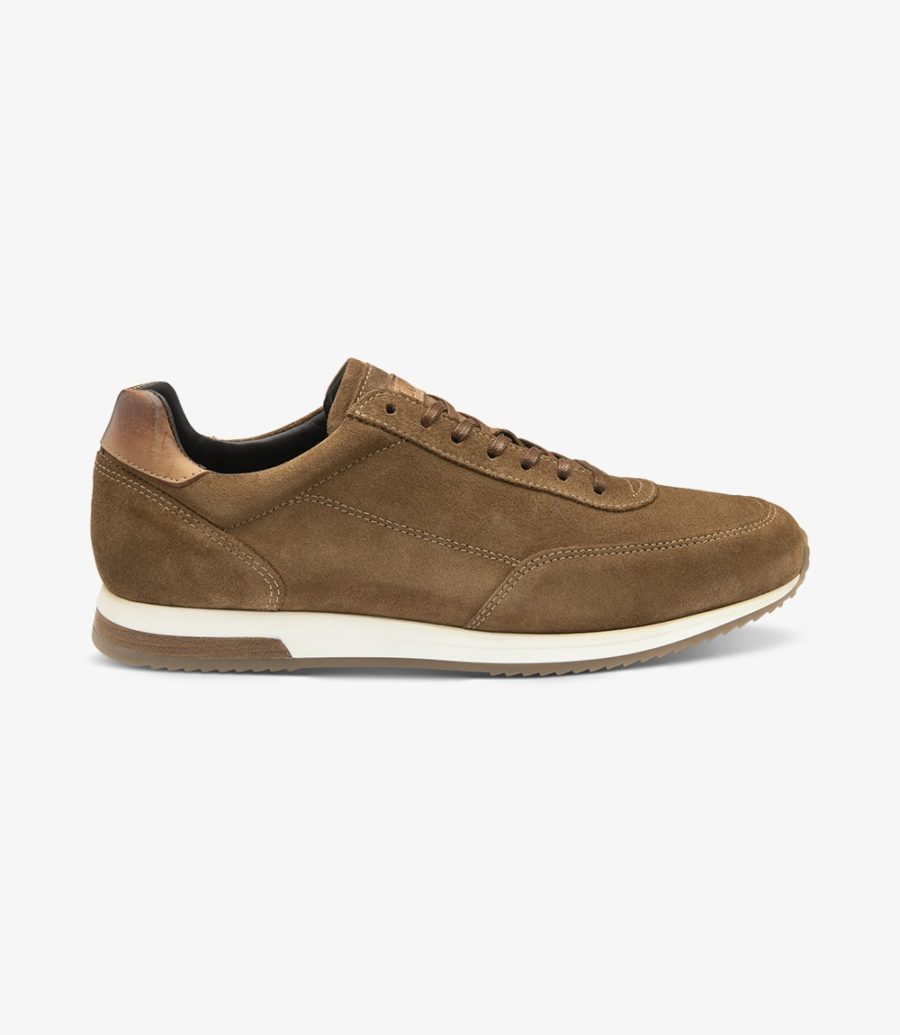 Loake Bannister Tan Wildleder Sneaker Sneakers Herren Tan Suede | AT7619114