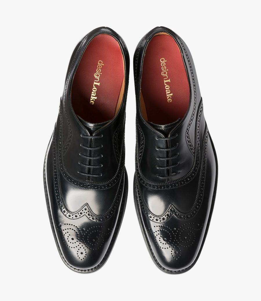 Loake Bloomsbury Brogues Herren Schwarz | AT2278125