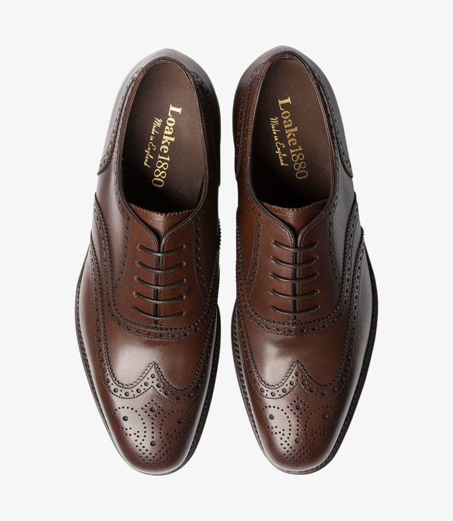 Loake Buckingham Brogues Herren Dunkelbraun | AT0806498