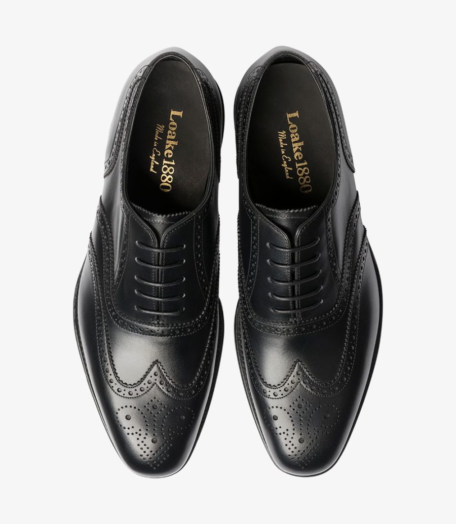 Loake Buckingham Brogues Herren Schwarz | AT6065414