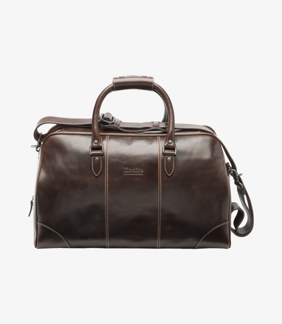 Loake Burghley Overnight Bag Tasche Herren Dunkelbraun | AT6619011