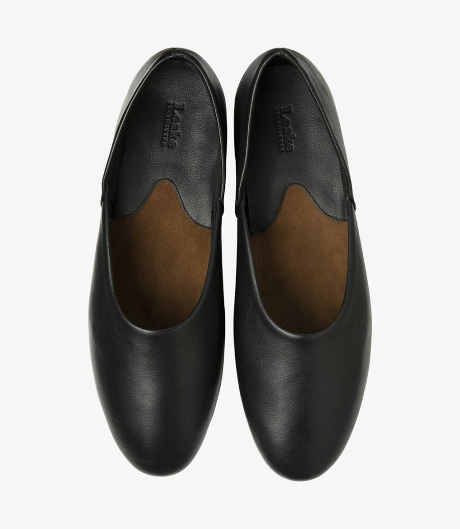 Loake Canning Black Hausschuhe Hausschuhe Herren Schwarz | AT4835186