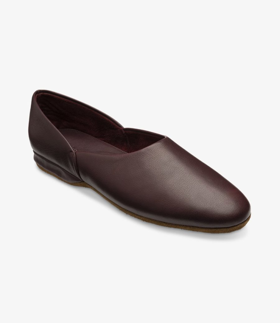 Loake Canning Burgundy Grain Hausschuhe Hausschuhe Herren Bordeaux | AT9259942