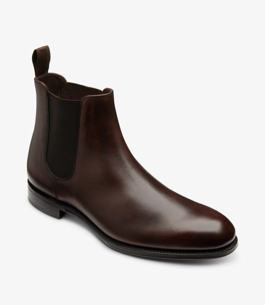 Loake Coppergate Boot Chelsea Stiefel Herren Scorched Walnut | AT0966078