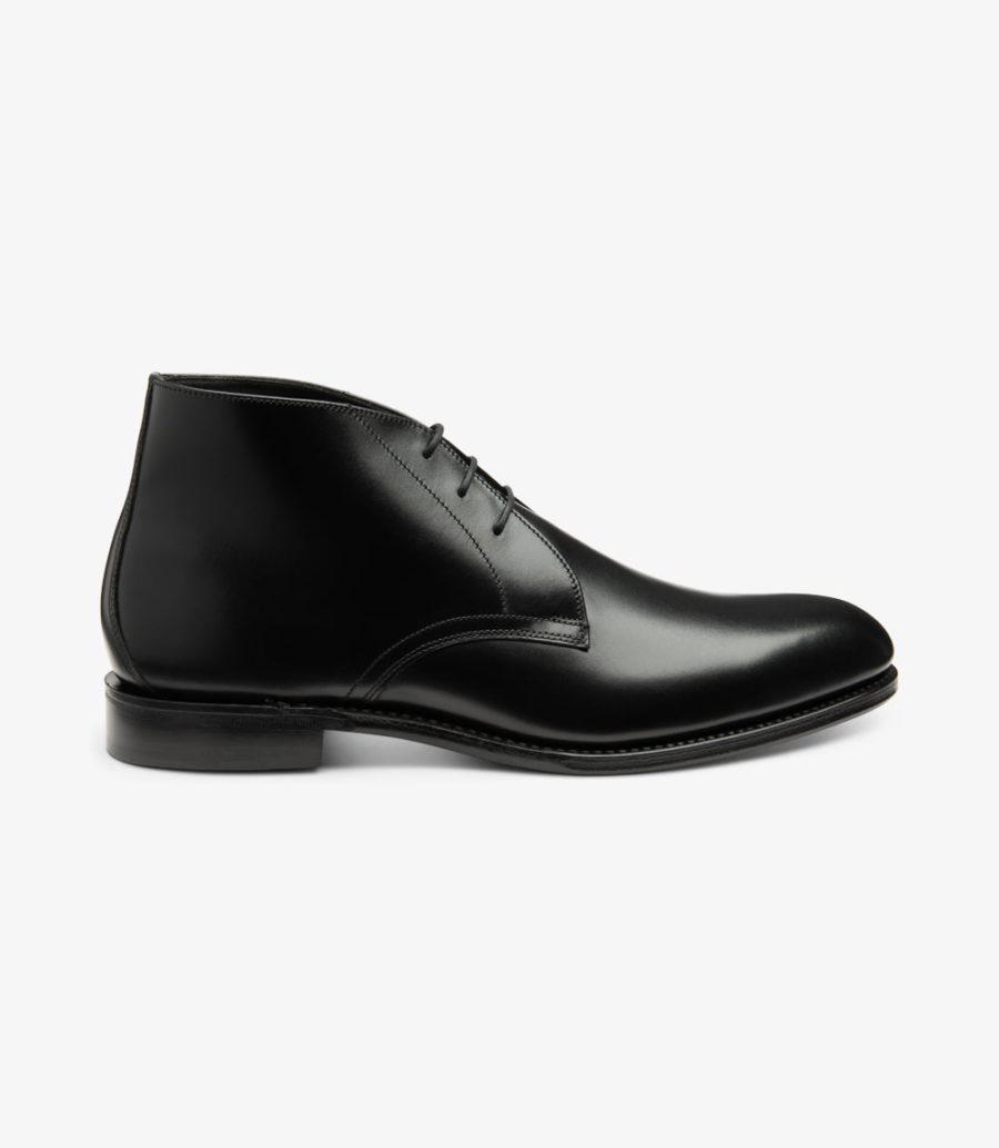 Loake Deangate Boot Chukka Stiefel Herren Schwarz | AT7805041