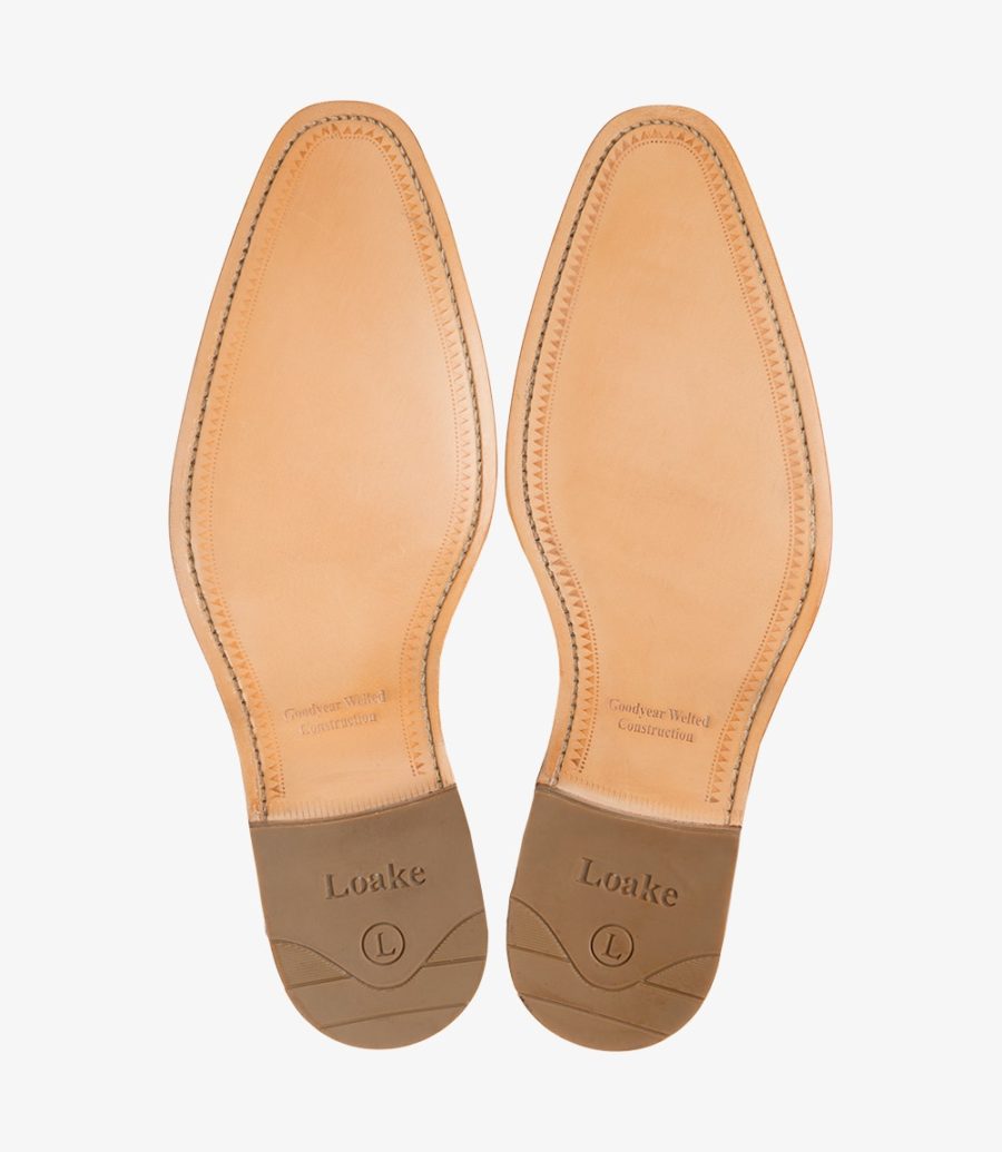 Loake Drake Plain Tie Derby Schuhe Herren Tan | AT8428294