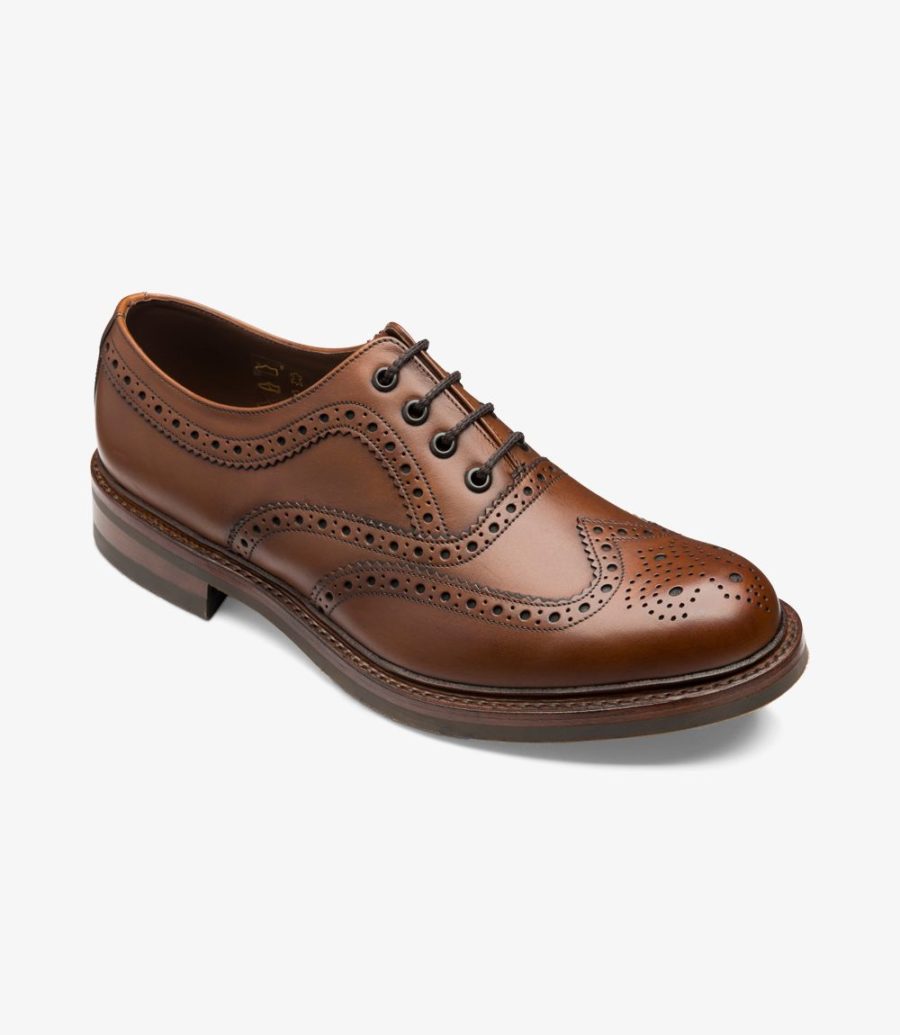 Loake Edward Brogues Herren Dunkelbraun | AT2972186