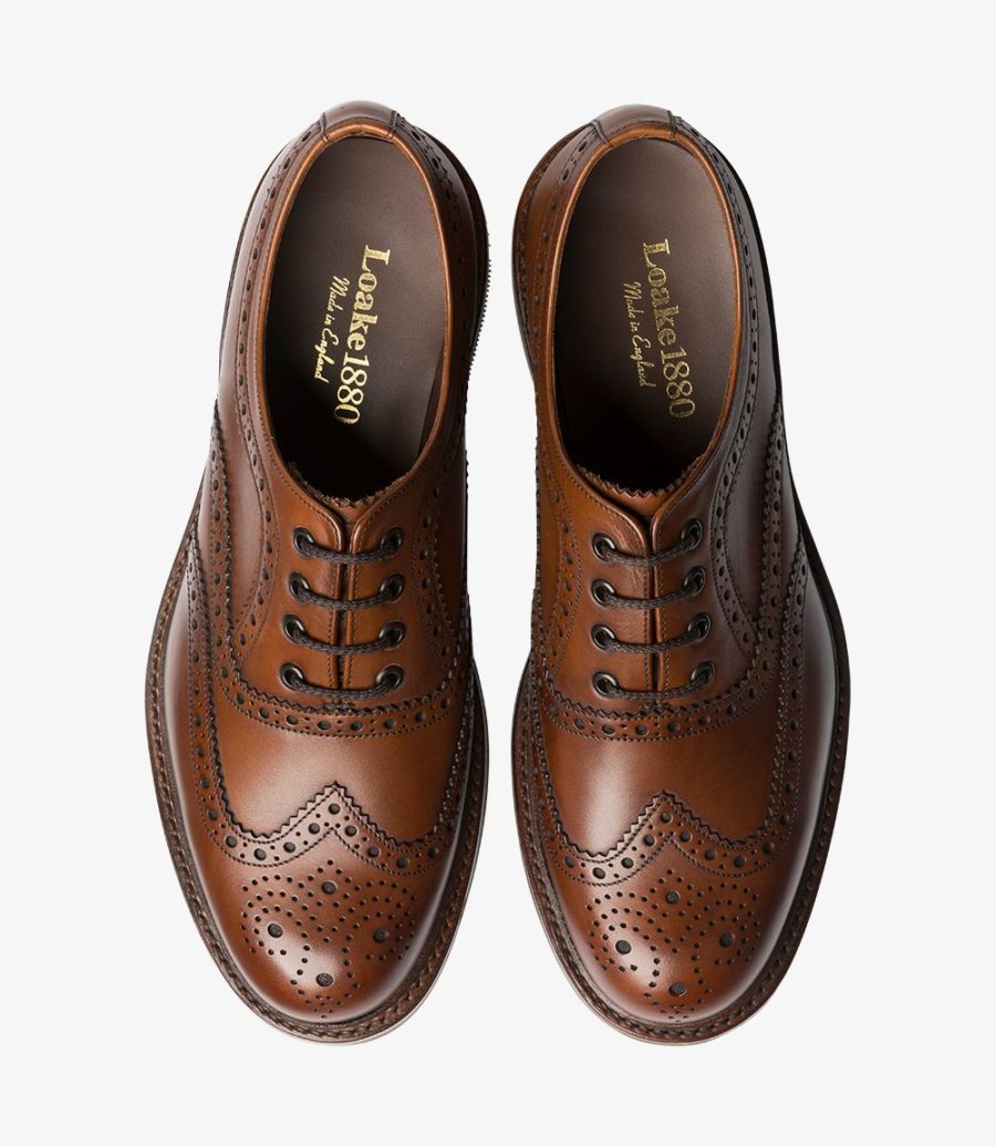 Loake Edward Brogues Herren Dunkelbraun | AT2972186