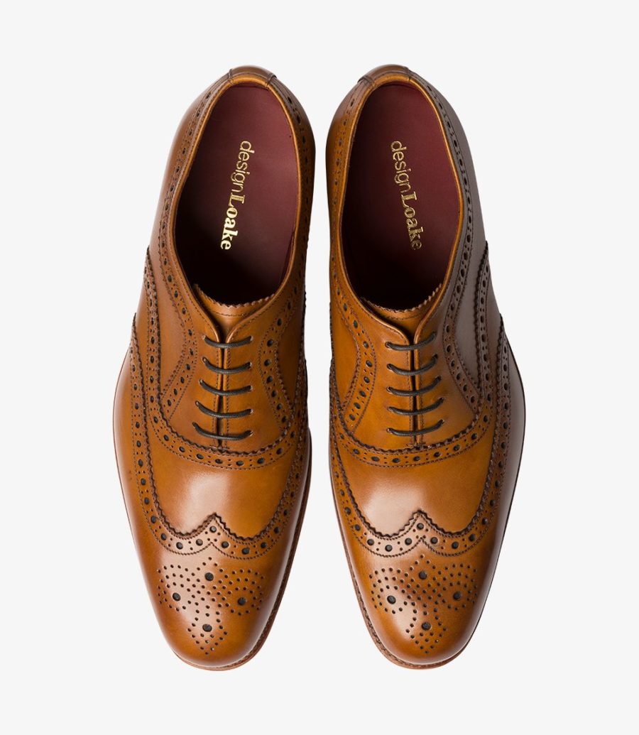 Loake Fearnley Brogues Herren Tan | AT5695080