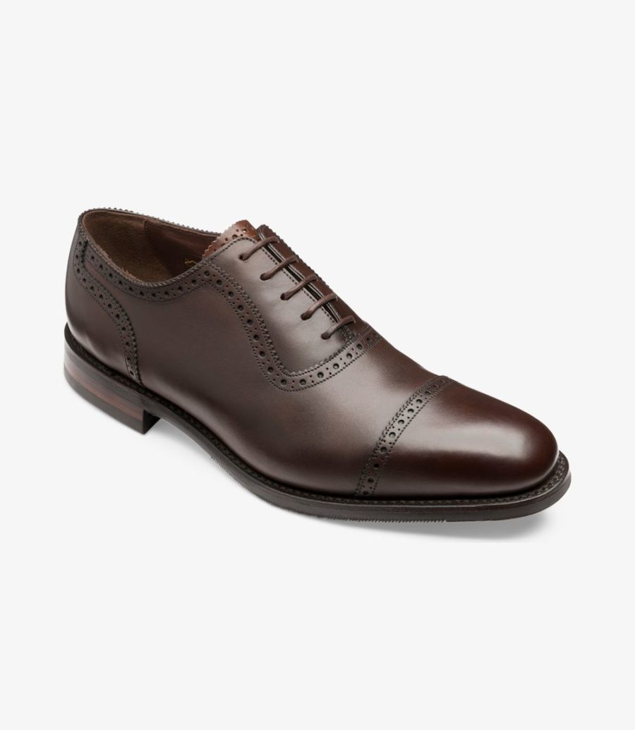 Loake Fleet Semi Brogue Semi Brogues Herren Dunkelbraun | AT1931964