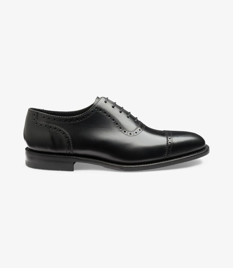 Loake Fleet Semi Brogue Semi Brogues Herren Schwarz | AT3044145