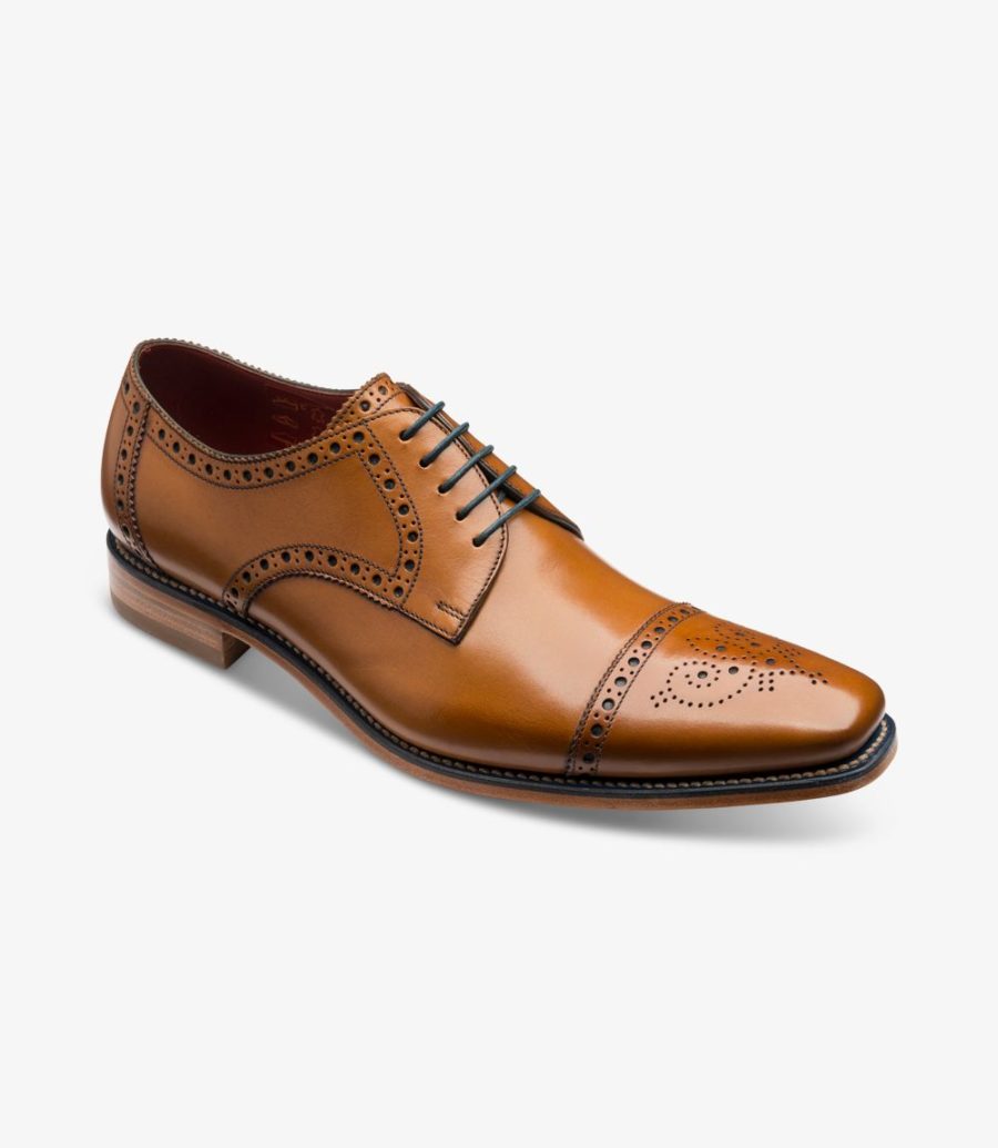 Loake Foley Semi Brogue Semi Brogues Herren Tan | AT0406907