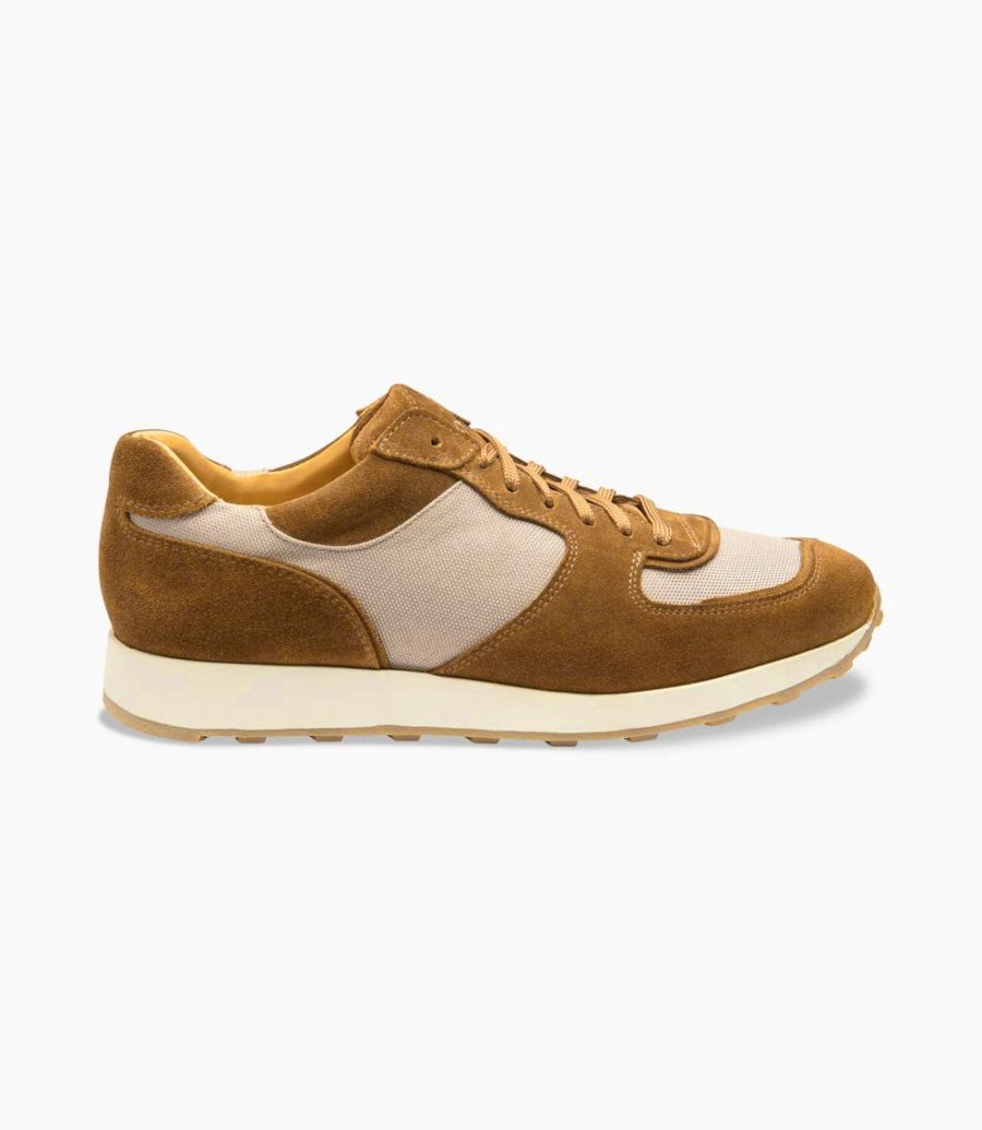 Loake Foster Tan Wildleder Trainer Sneakers Herren Tan Suede | AT1826030