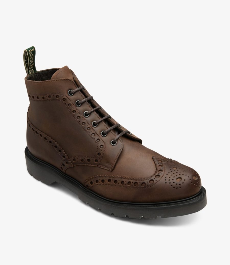 Loake Gage Boot Brogue Stiefel Herren Braun | AT2661467