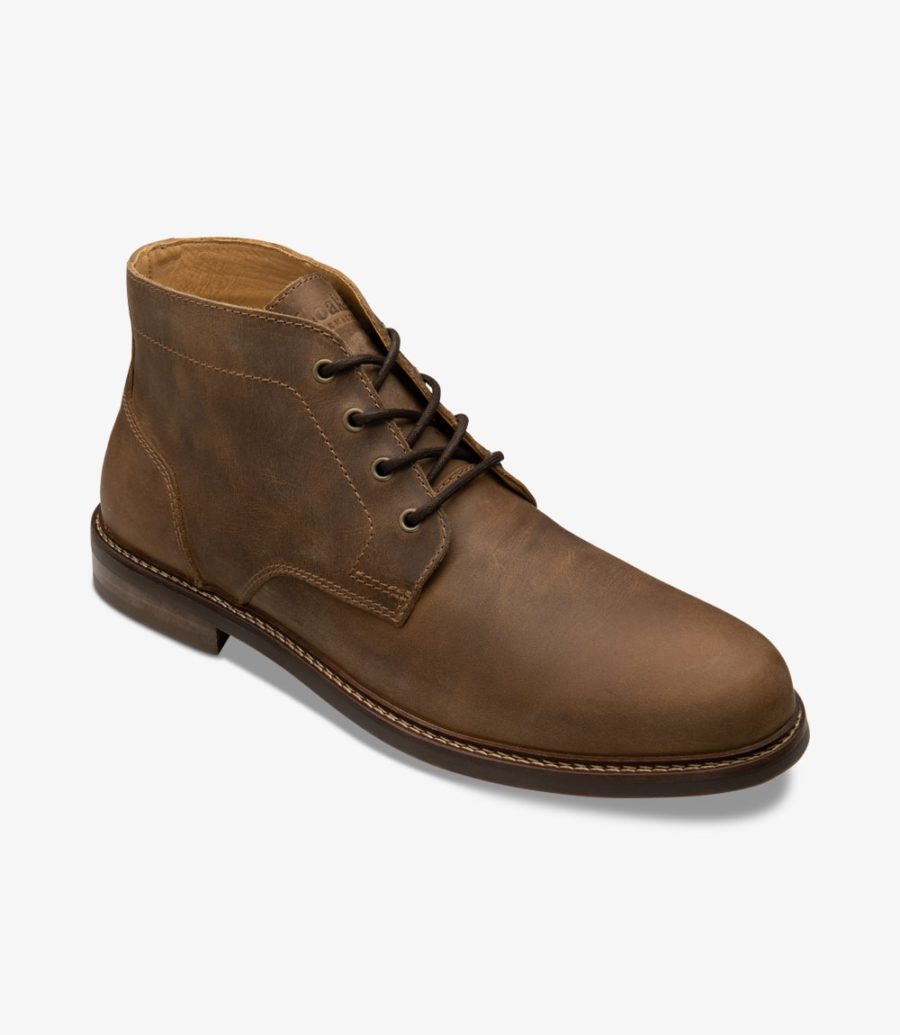 Loake Gilbert Brown Nubuck Boot Chukka Stiefel Herren Braun | AT7601244