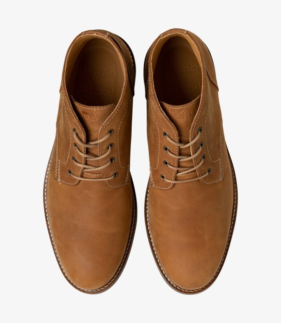 Loake Gilbert Tan Nubuck Boot Chukka Stiefel Herren Tan Nubuck | AT8326524