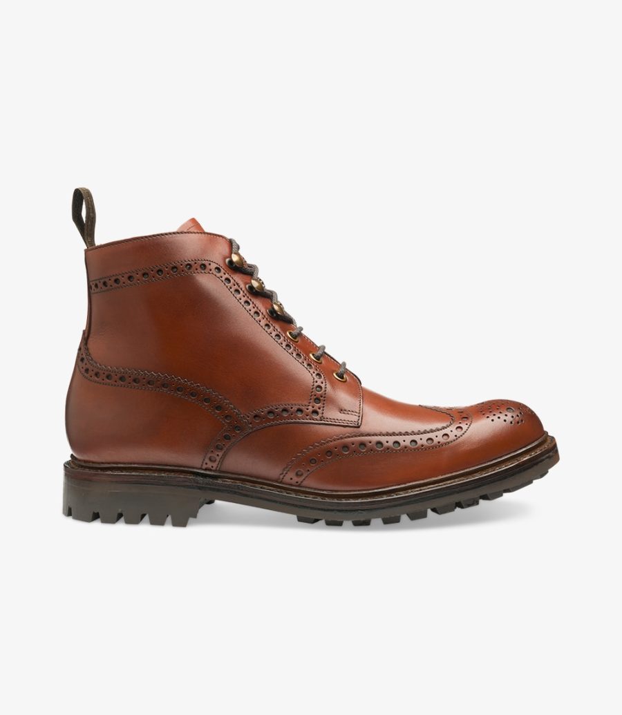 Loake Glendale Brogue Stiefel Herren Braun | AT0083657