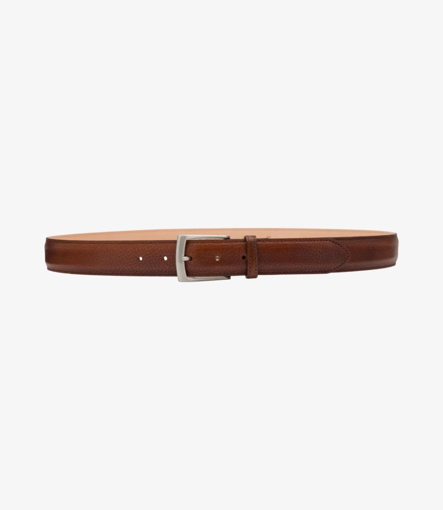 Loake Henry Belt Gürtel Herren Mahogany Grain | AT0575820