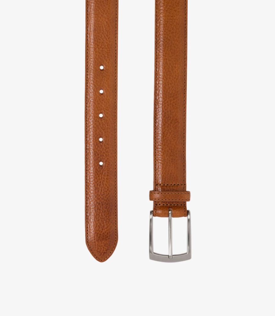 Loake Henry Belt Gürtel Herren Tan Grain | AT5271814