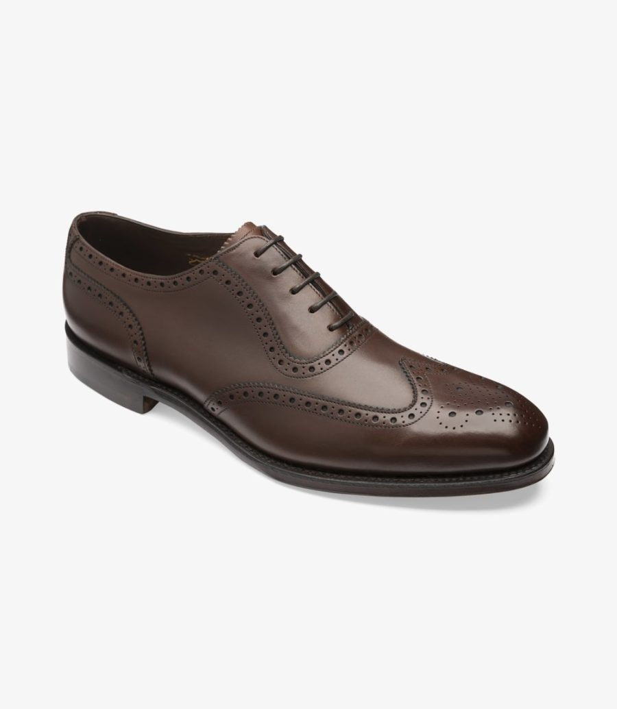 Loake Hodges Brogues Herren Dunkelbraun | AT5039474