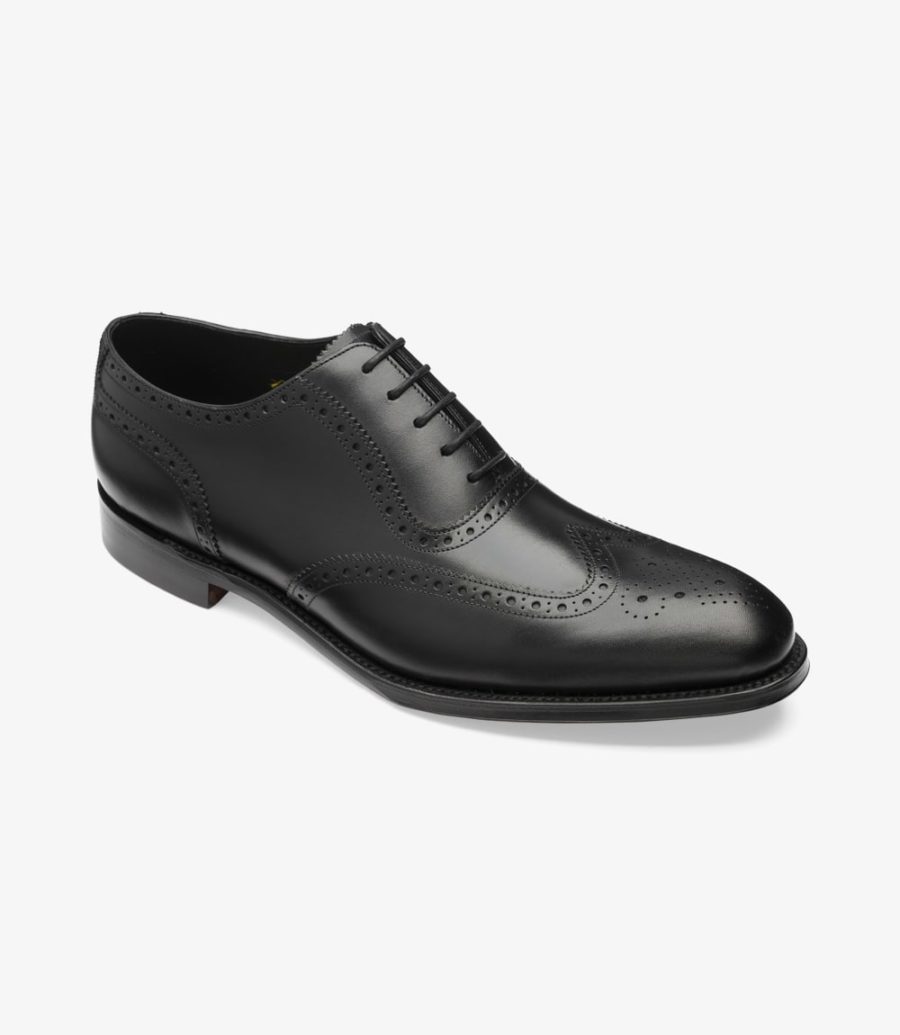 Loake Hodges Brogues Herren Schwarz | AT0816935