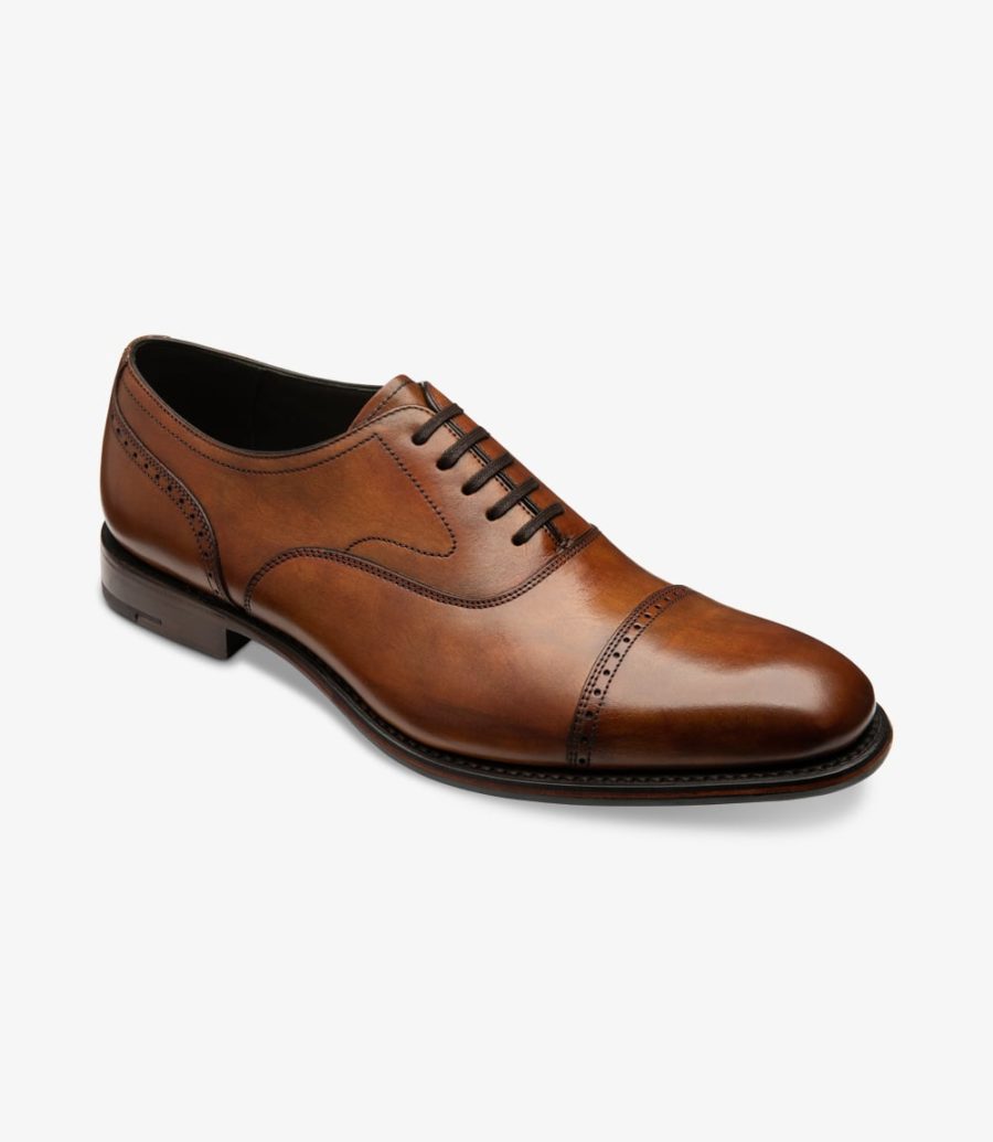 Loake Hughes Semi Brogue Semi Brogues Herren Braun | AT9592005