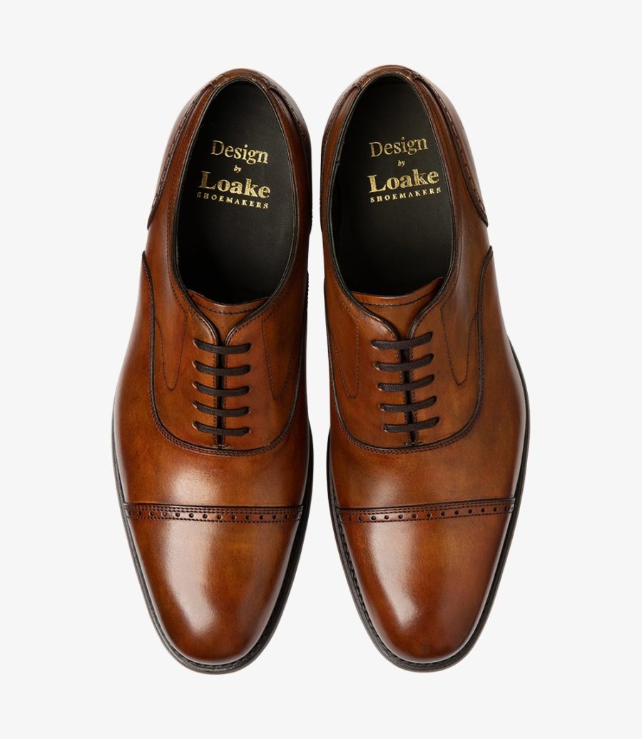 Loake Hughes Semi Brogue Semi Brogues Herren Braun | AT9592005