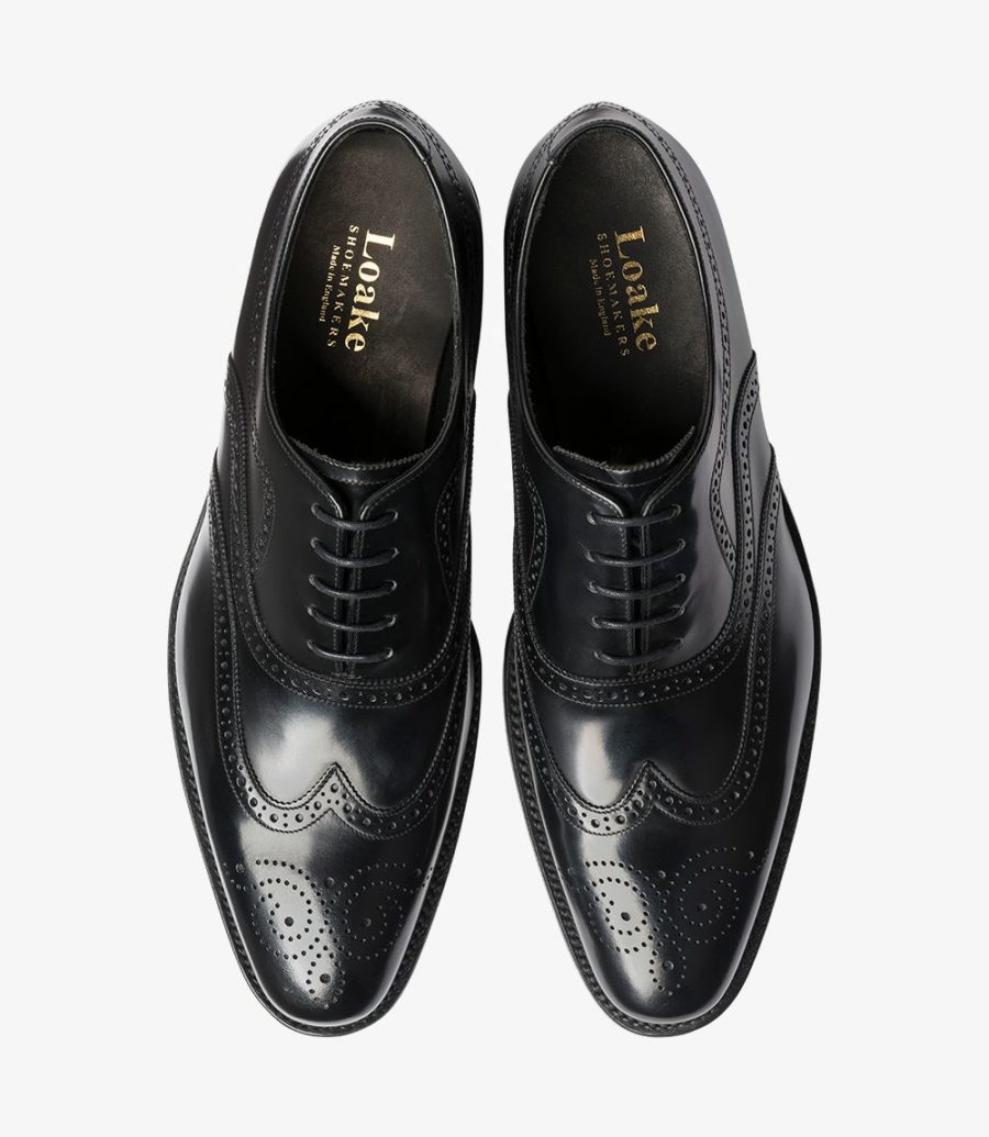 Loake Jones Brogues Herren Schwarz | AT4271686