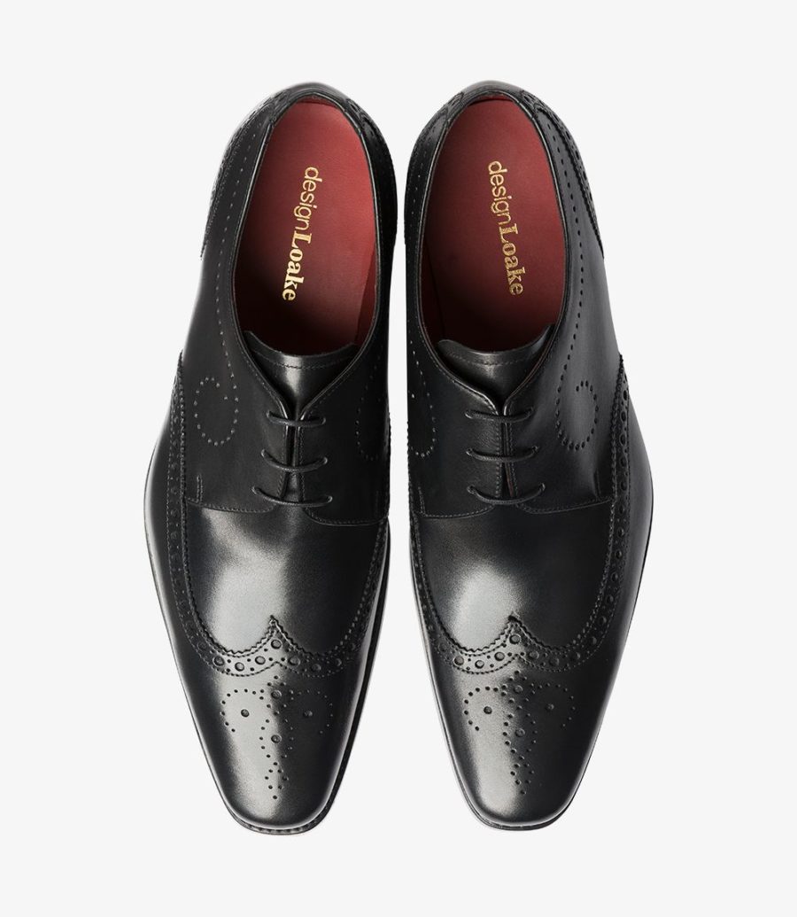 Loake Kruger Brogues Herren Schwarz | AT5570839