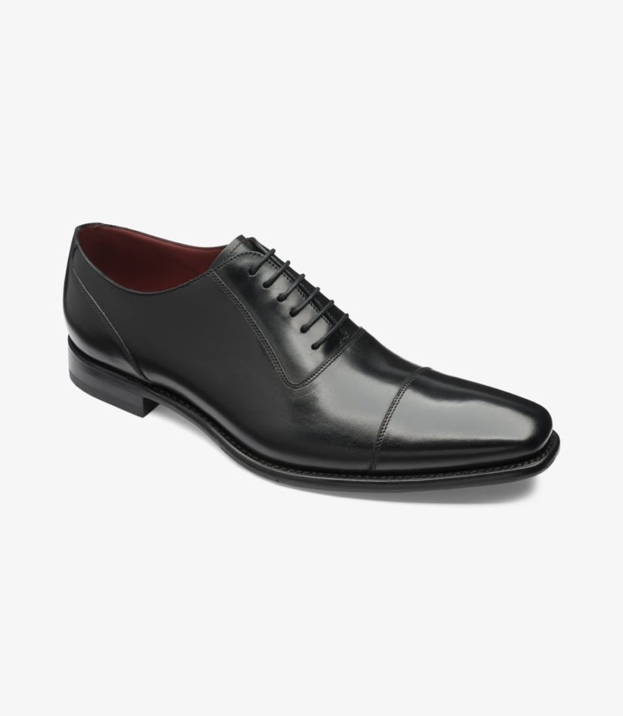 Loake Larch Kappe-cap Oxford Schuhe Herren Schwarz | AT5603881