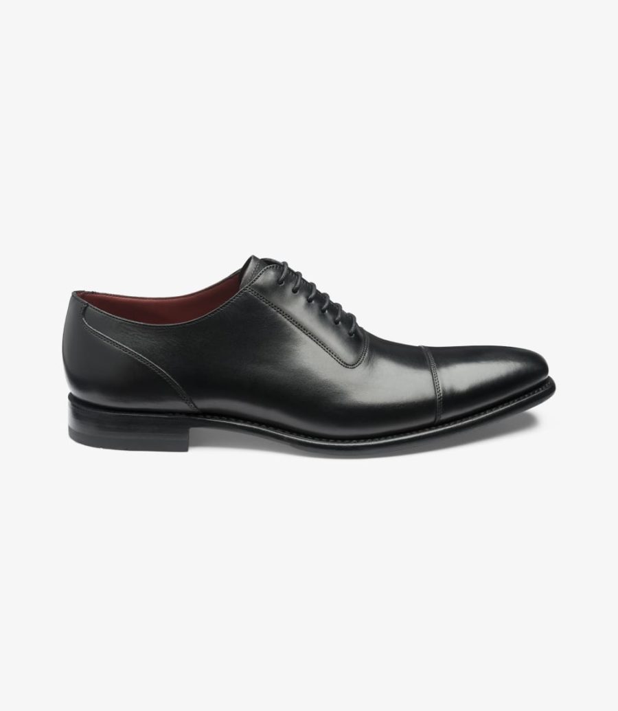 Loake Larch Kappe-cap Oxford Schuhe Herren Schwarz | AT5603881