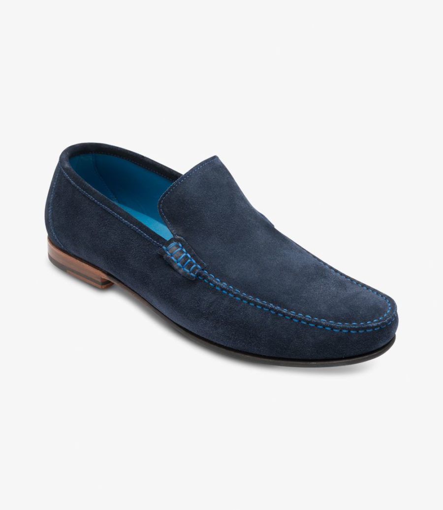 Loake Nicholson Loafers Herren Navy | AT7523973