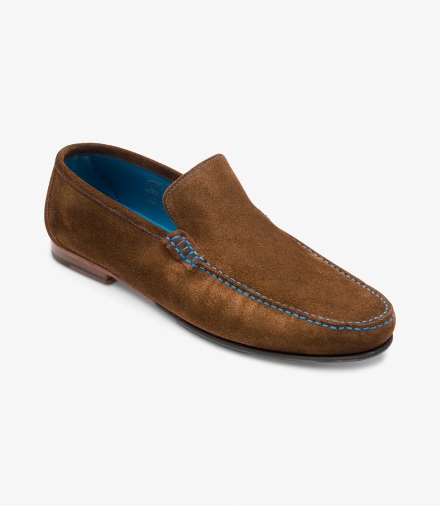 Loake Nicholson Loafers Herren Polo Suede | AT4576151