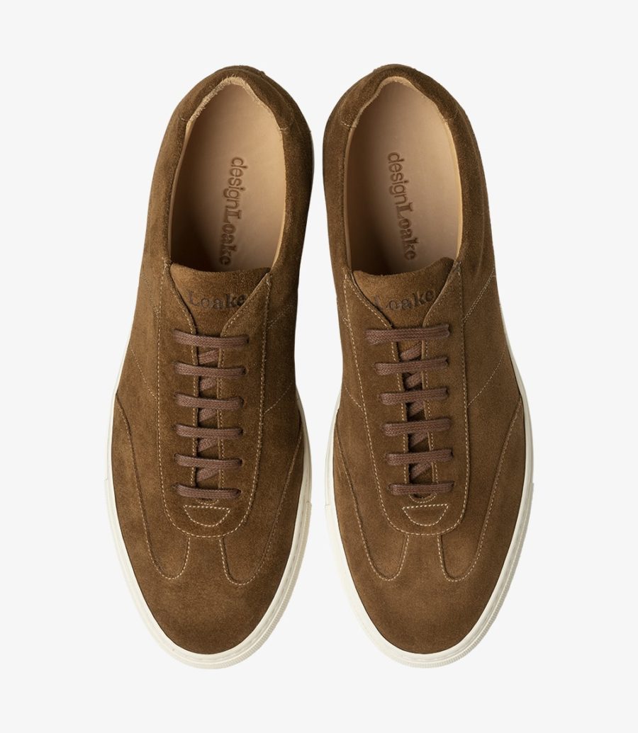 Loake Owens Tan Wildleder Sneaker Sneakers Herren Tan Suede | AT3809132