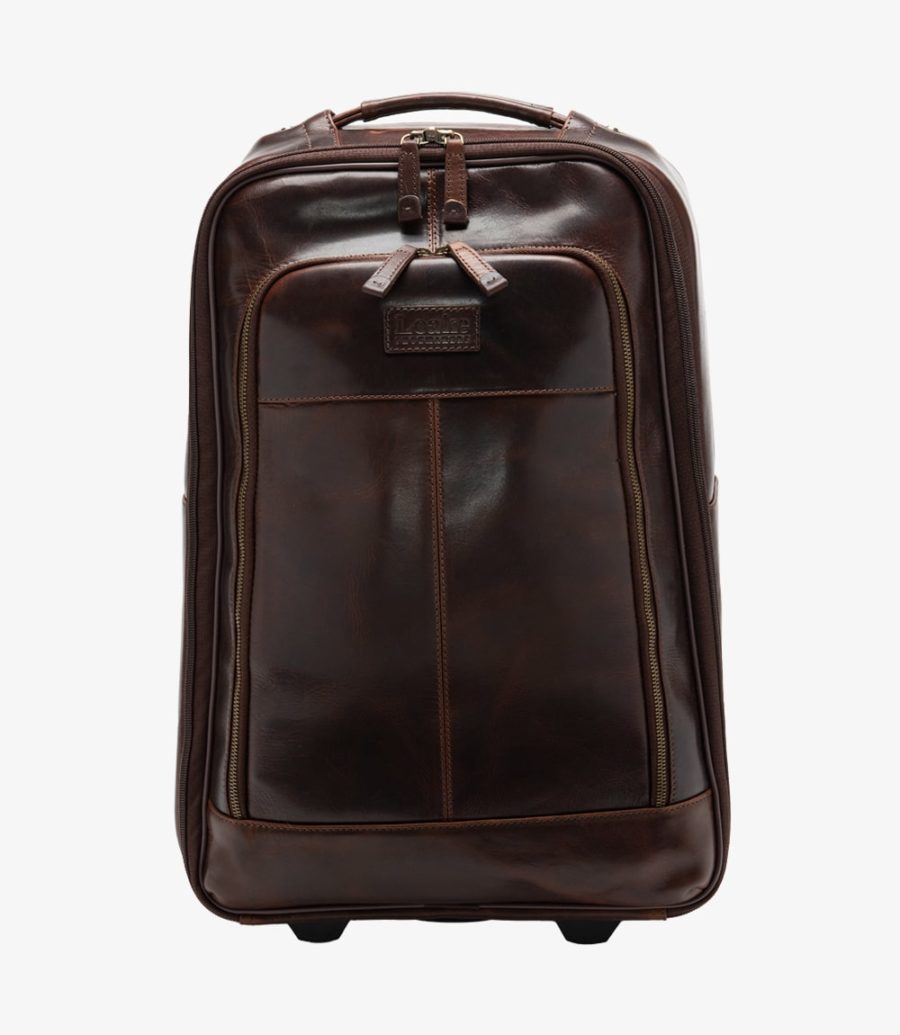 Loake Paris Wheeled Suitcase Tasche Herren Braun | AT9478993