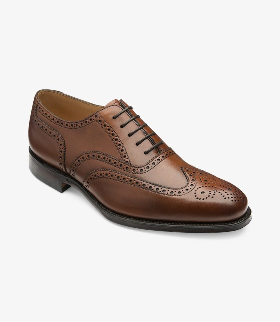 Loake Pembroke Brogues Herren Mahogany | AT9260620