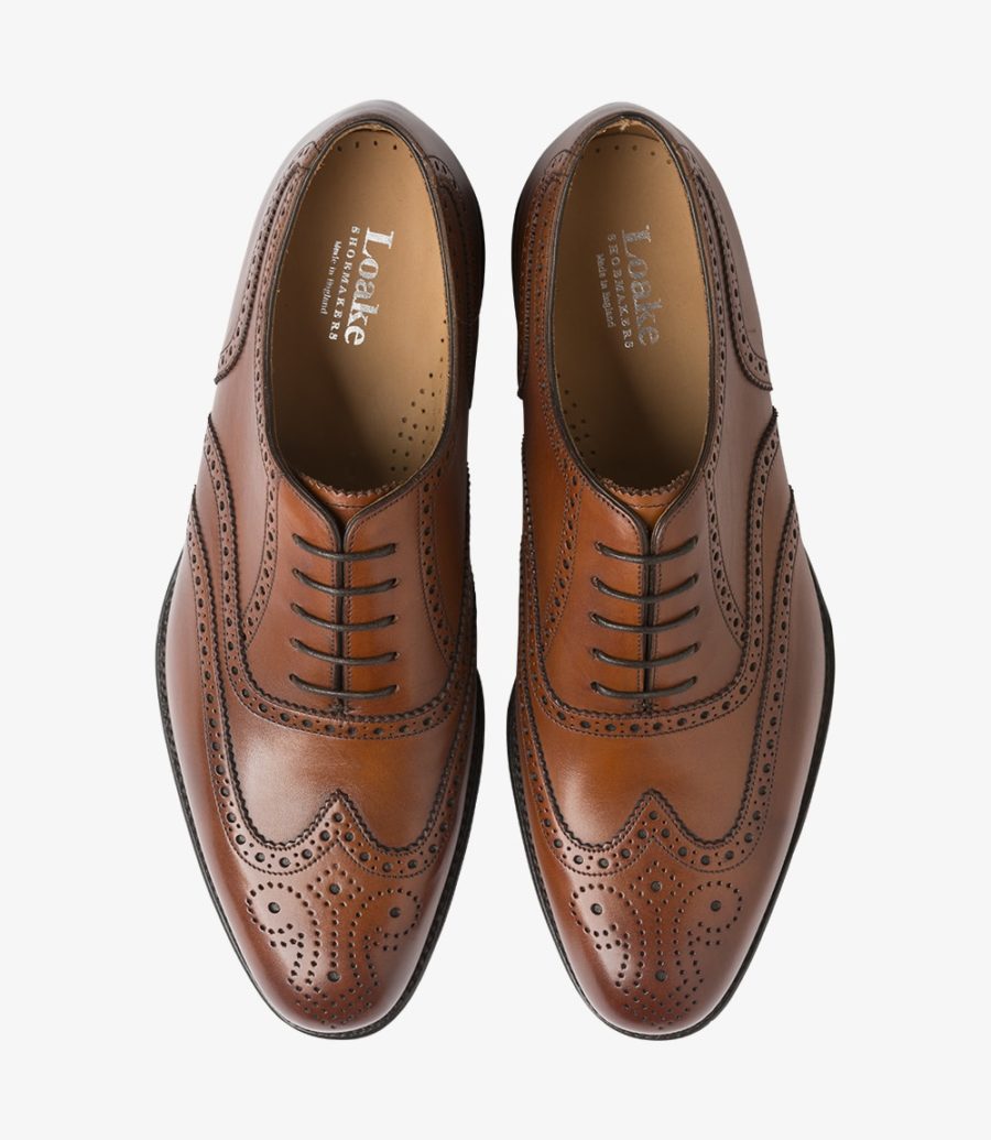 Loake Pembroke Brogues Herren Mahogany | AT9260620