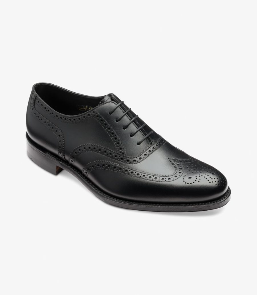 Loake Pembroke Brogues Herren Schwarz | AT8176330