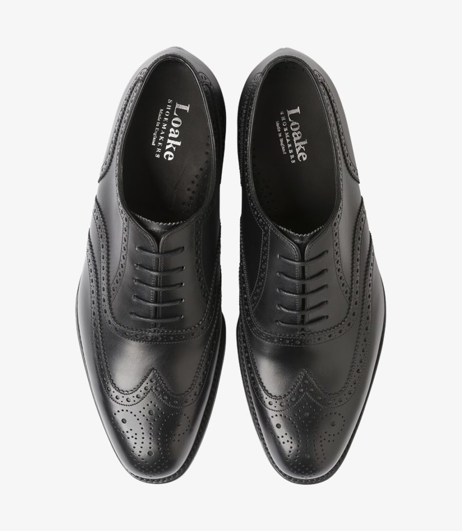 Loake Pembroke Brogues Herren Schwarz | AT8176330